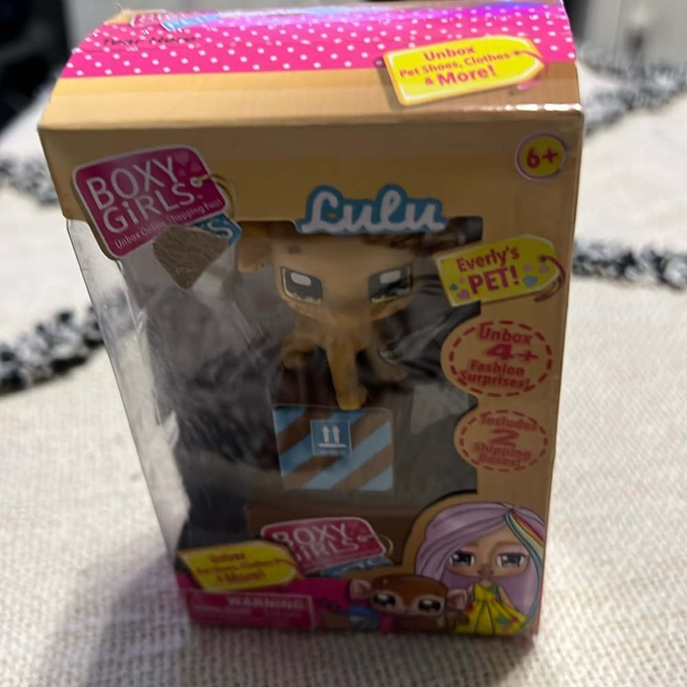 Boxy Girls Pets Lulu The Monkey Everly’s Pet New but box is flawed